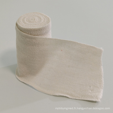 Rouleau de bandage de gaze absorbant en coton jetable